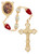 Our Lady Undoer of Knots Double Capped Crystal Bead Rosary 