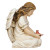 Angel With Cardinal Garden Statue - 9.5"