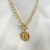 Gold-Filled St. Christopher Toggle Necklace - 18" Chain