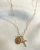 Gold-Filled St. Christopher with Cross Necklace - 18" Chain