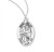 Sterling Silver Oval St. Helen Medal - 18" Chain