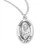 Sterling Silver Oval St. James Medal - 20" Chain