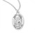 Sterling Silver Oval St. John the Evangelist Medal - 20" Chain