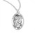 Sterling Silver Oval St. Jude Medal - 20" Chain
