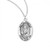 Sterling Silver Oval St. Monica Medal - 18" Chain
