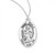 Sterling Silver Oval St. Paula Medal - 18" Chain