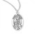 Sterling Silver Oval St. Richard Medal - 20" Chain