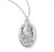 Sterling Silver Oval St. Sophia Medal - 18" Chain