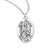 Sterling Silver Oval St. William Medal - 20" Chain