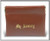 "My Rosary" - Brown Rosary Squeeze Pouch ~ Pouch measures 3" x 3.25" and is made of a vinyl leatherette.  Rosary is not Included