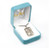 Sterling Silver Square St. Christopher Medal - 24" Chain
