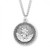  24" genuine rhodium-plated, stainless steel chain