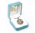 Sterling Silver Round Saint Christopher Medal - 24" Chain