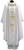 Chasuble in PRIMAVERA fabric (100% polyester). Chasuble with embroidery on front and Marian symbol on back. Includes inner stole. These items are imported from Europe. Please supply your Institution’s Federal ID # as to avoid an import tax.  Please allow 3-4 weeks for delivery if item is not in stock.