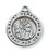 Sterling Silver St. Peregrine Medal - 18" Chain