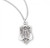 Sterling Silver Fancy Edge Miraculous Medal - 18" Chain
