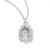 Sterling Silver Small Fancy Miraculous Medal - 18" Chain