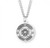 Sterling Silver Coast Guard St. Christopher Medal - 24" Chain