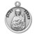 7/8" Round St. Agnes Medal.   Medal is all sterling silver with a 18" Genuine rhodium plated fine curb chain. Medal Presents in a deluxe velour gift box.  Made in the USA!.  Engraving Option Available
Saint Agnes is the  Patron of Girl Scouts, Young Girls, and Chastity