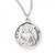 Sterling Silver Round St. Barbara Medal