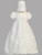 Amber ~ A gorgeous embroidered satin ribbon tulle Christening dress with bonnet. Sizes : 0-3m (7-12lb), 3-6m (12.5-16lbs) , 6-12m (16.5-20lbs), 12-18m 24.5-27lbs). Made In USA