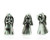 Prayer Box Charm with Three Angels