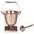 Holy Water Pot comes supplied with sprinkler and  clear plastic liner for interior of holy water pot. Metals available are bronze or brass. Finishes available are high polish or satin. Oven baked for durability. Liners and sprinklers can be acquired separately