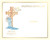 XS 112 ~ Create Your Own!!  Blank Certificate of Baptism, Spiritual Collection
50 - 8" x 10" gold foil certificates per box. Preprinted or Blank for computer printing. Laser compatible certificates include layout guides and wording ideas. Coordinating Godparents booklet is also available. (XS107)