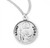 Sterling Silver Round St. Jude Medal - 20" Chain