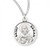 Sterling Silver Round St. Sarah Medal - 18" Chain