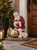 Gigantic Slim Line Kneeling Santa Figurine - 24"