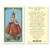 Prayer to the Infant Jesus of Prague Laminated Holy Card