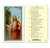 A Prayer for Those Who Live Alone Laminated Holy Card 