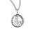 Saint Thomas Aquinas Round Sterling Silver Medal - 20" Chain