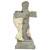 Memorial Angel and Cross Garden Statue - 15"