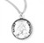 Sterling Silver Round St. Timothy Medal - 20" Chain