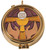 24K Gold-Plated Pyx with Enameled Emblem