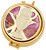 24K Gold-Plated Pyx with Enameled Eucharistic Emblem