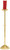 Solid Brass Floor Sanctuary Lamp – 44" H