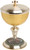 24K Gold-Plated & Oxidized Silver Ciborium – 300 Host Capacity