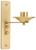 Two-Tone Brass Dedication Candle Bracket 
