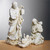 Holy Family Figure Set - Large White 39" Outdoor Nativity