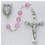 6mm Pink Glass Bead, Sterling Miraculous Center and Crucifix.
Deluxe Gift Box included.
Prices subject to change without notice