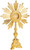 24K Gold-Plated Sunburst Monstrance – 22" H