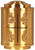 24K Two-Tone Gold-Plated Tabernacle with Four Evangelists
