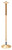 Satin Bronze Processional Candlestick with Walnut Staff – 42" H