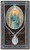 Patron Saint of Broadcasters, Messengers, Postal Workers, Telecommunications. 3" X 5" vinyl folder with removable oxidized medal.  1.125" Genuine Pewter Saint Medal on a Stainless Steel Chain. Silver Embossed Pamphlet with Patron Saint Information and Prayer Included. Biography/History of the Saint and gives the Patron's attributes, Feast Day and Appropriate Prayer. (3.25"x 5.5")

 