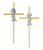 6" Two-Tone Baptismal Wall Cross