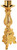  Paschal Candlestick – 24K Gold-Plated Finish 