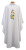 Swiss Schiffli Embroidered Floral Cross Chasuble with Stole